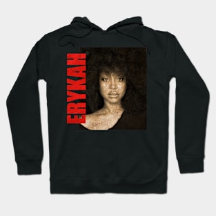 TEXTURE ART- Erykah Badu - Retro Aesthetic Fan Art 1 Hoodie